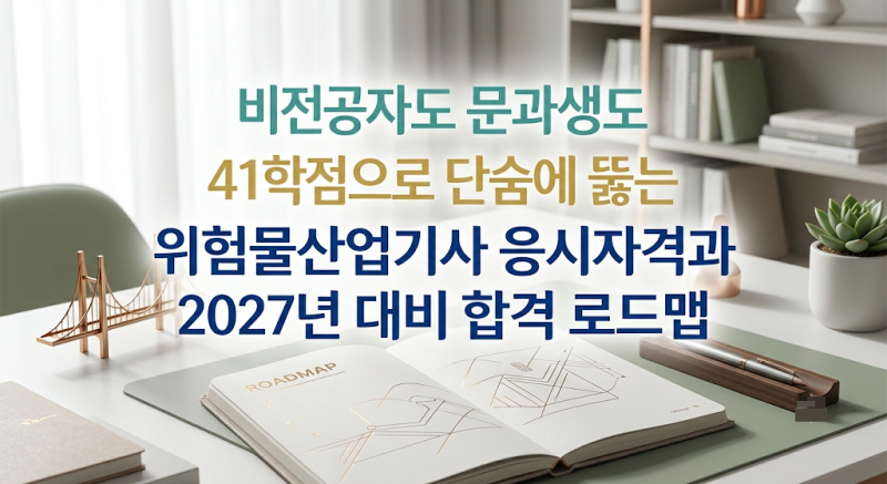 비전공자도 문과생도 41학점으로 단숨에 뚫는 위험물산업기사 응시자격과 2027년 대비 합격 ....