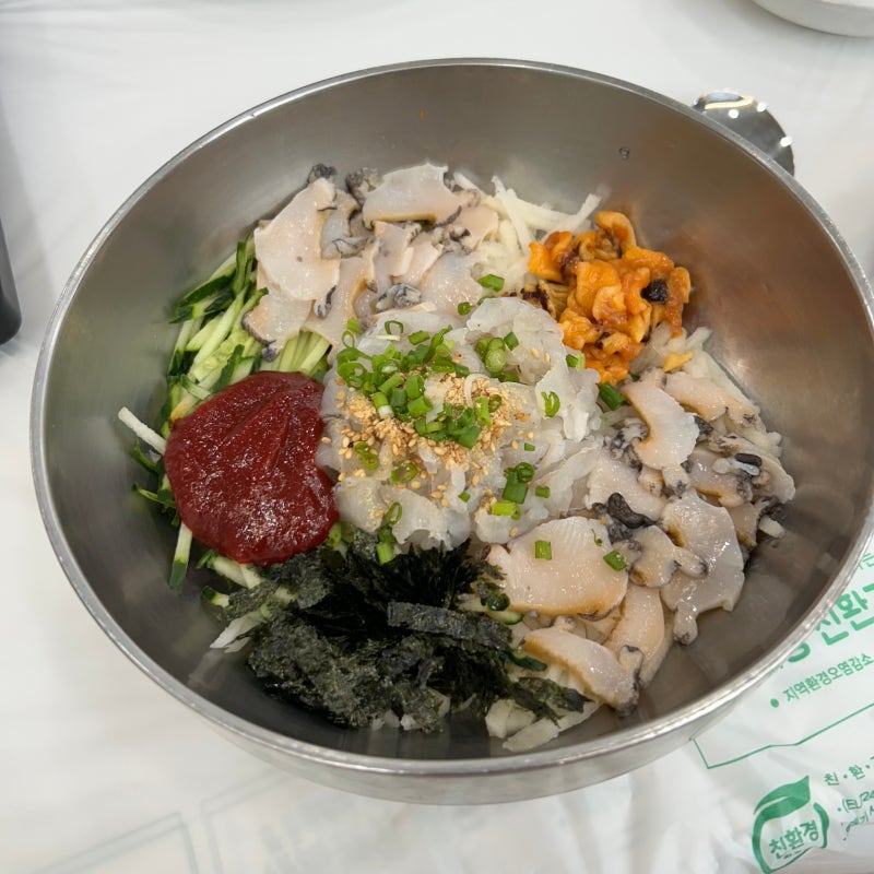 포항 영일대 물회 맛집 마라도회식당
