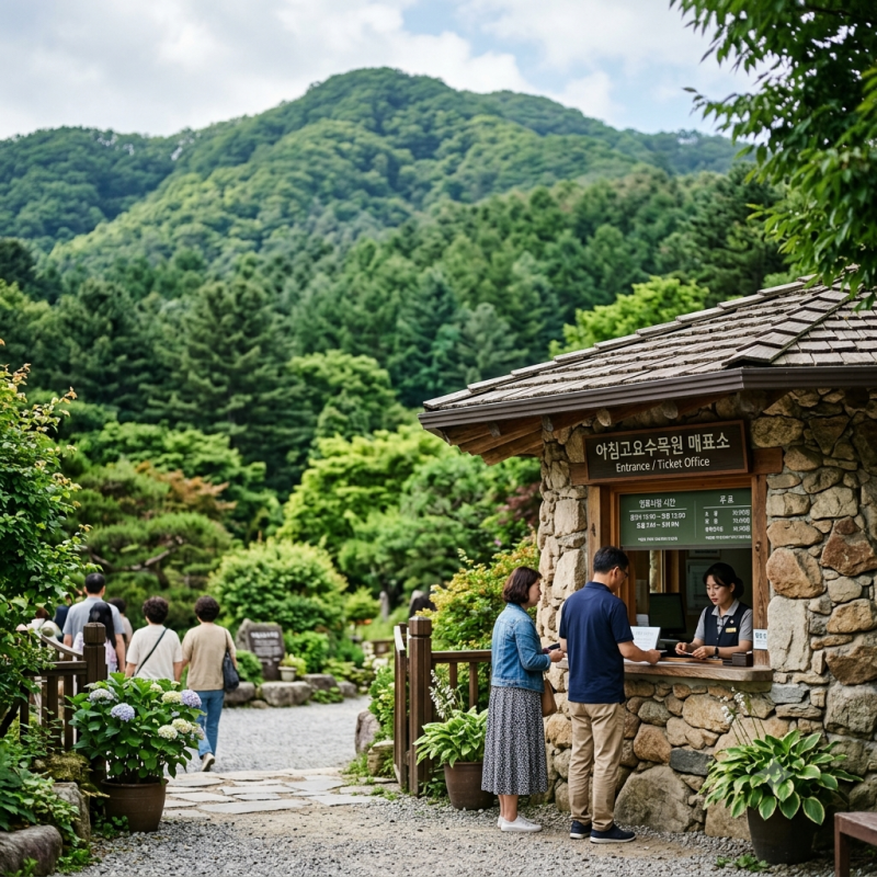 아침고요수목원 입장료 할인 방법, 관람 꿀팁 총정리