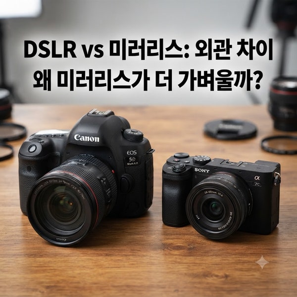 DSLR 시대가 저물고 있다는 사실을요! DSLR이 좋나요? 미러리스가 좋나요?"