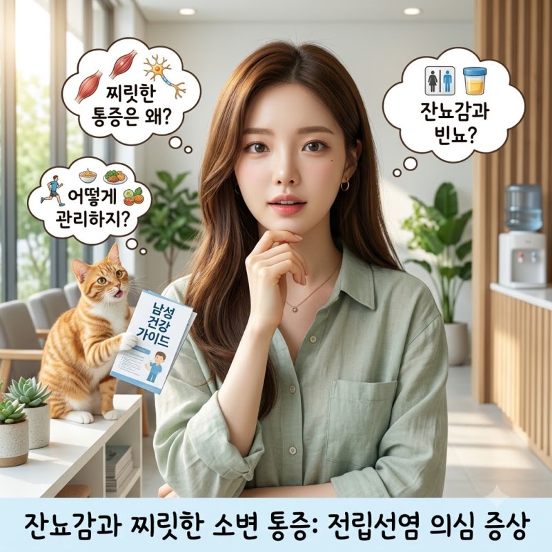 소변볼 때 잔뇨감과 찌릿한 통증, 의심해볼 전립선염 증상