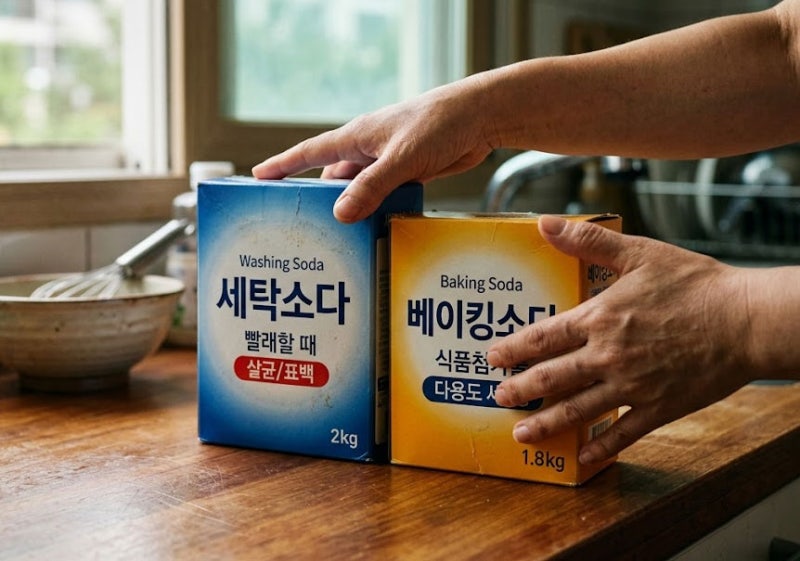워싱소다와 베이킹소다, 뭐가 다를까