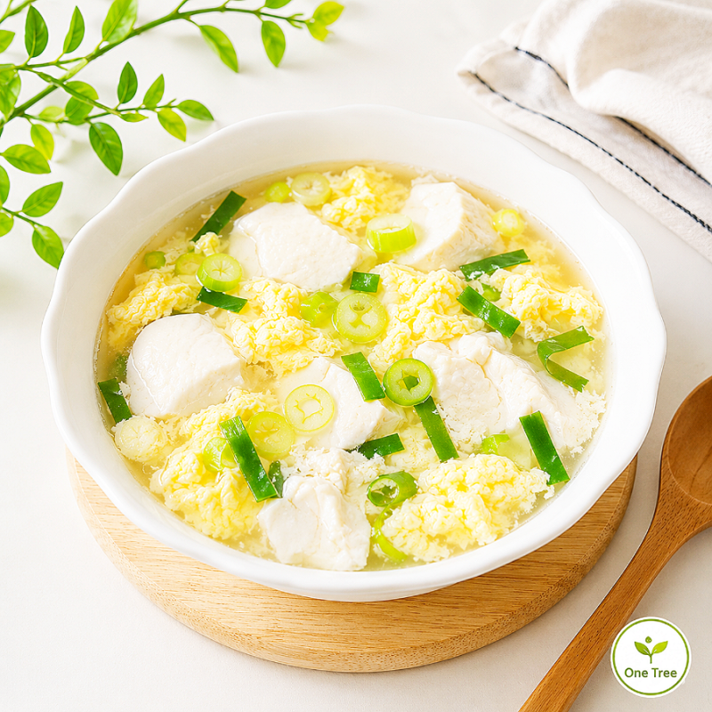 하얀 순두부찌개 만드는법 맑은 순두부계란국 레시피 요리