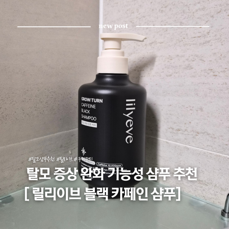 릴리이브 블랙샴푸 솔직 후기｜두피부터 모발까지 데일리 관리