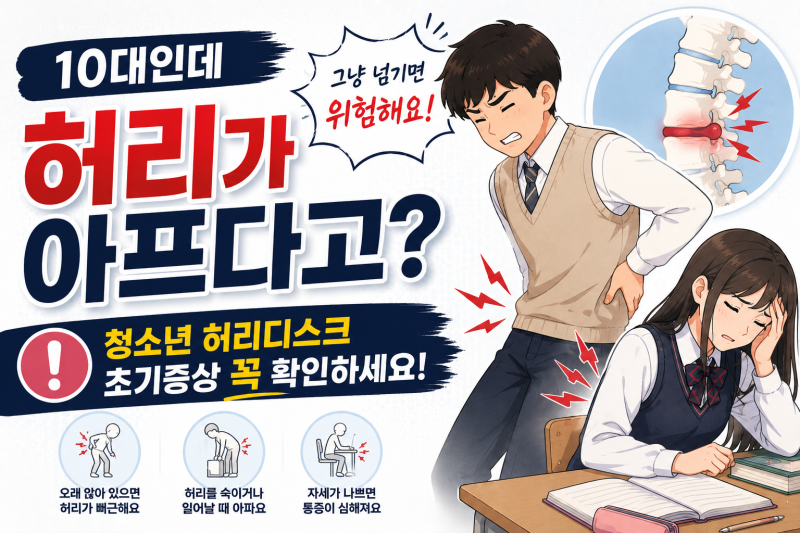 10대 청소년 허리디스크 실비보험, MRI 찍었다면 꼭 확인해야 할 보험금