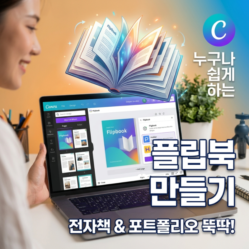 캔바 플립북 만들기｜전자책 포트폴리오 3분 만에 제작하는 방법