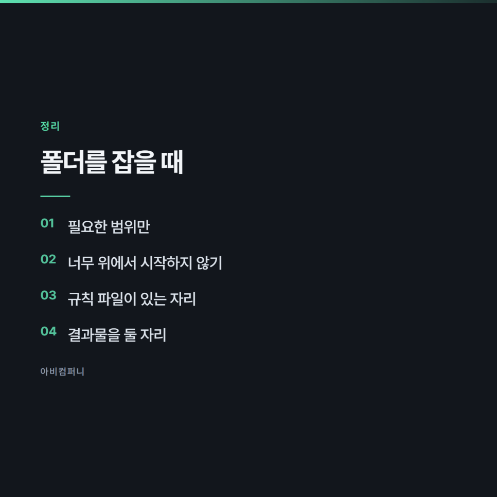 작업 폴더를 어떻게 잡느냐로 결과가 달라지는 이유