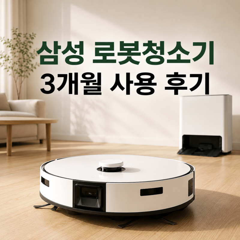 삼성 로봇청소기 비스포크 AI 스팀 플러스 3개월 후기, 직접 써보니 장점과 아쉬운 점
