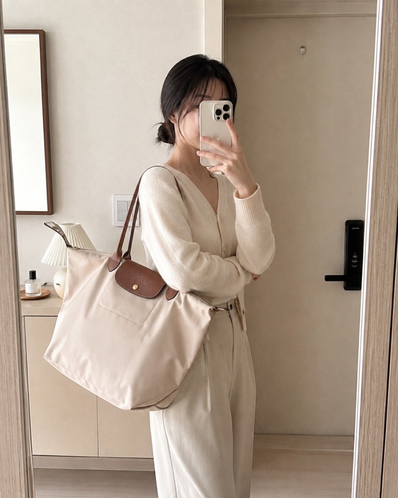 롱샴 르 플리아쥬 오리지널 L 후기  출근가방으로 왜 인기 많은지 알겠더라