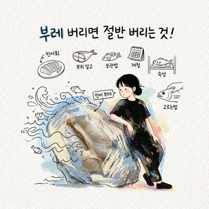 민어회 부위 알고 먹는법 보관법 제철 숙성 고르는법