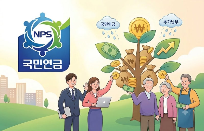 직장인·지역가입자 국민연금 추납(추가납부)으로 연금액 늘리는 꿀팁