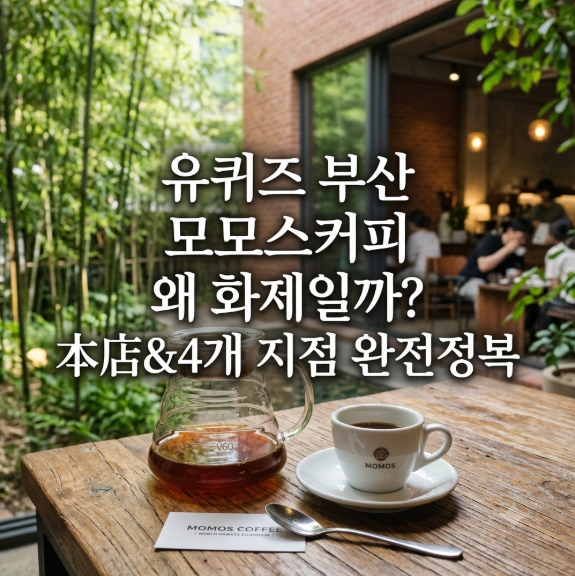 Why is Momos Coffee in Busan, Featured on You Quiz, So Famous? A Complete Guide to All 4 Branches, Starting from the Main Store ☕