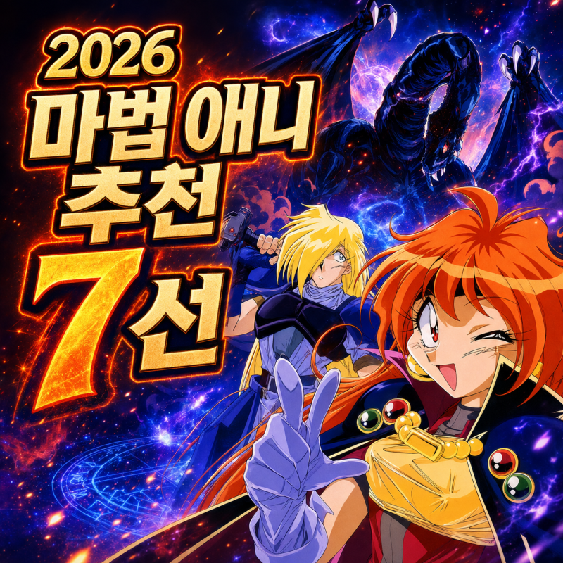 2026 마법 애니 추천 7선｜신작부터 슬레이어즈까지 몰아보기 좋은 판타지 애니