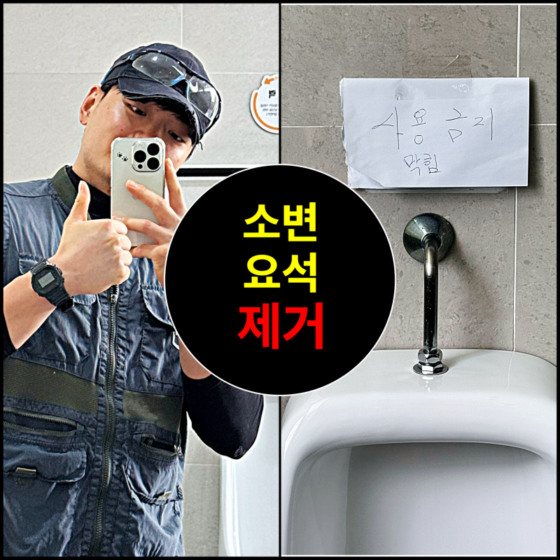 대구 달성군 공용 화장실 소변기 요석 제거제 정확한 사용 방법