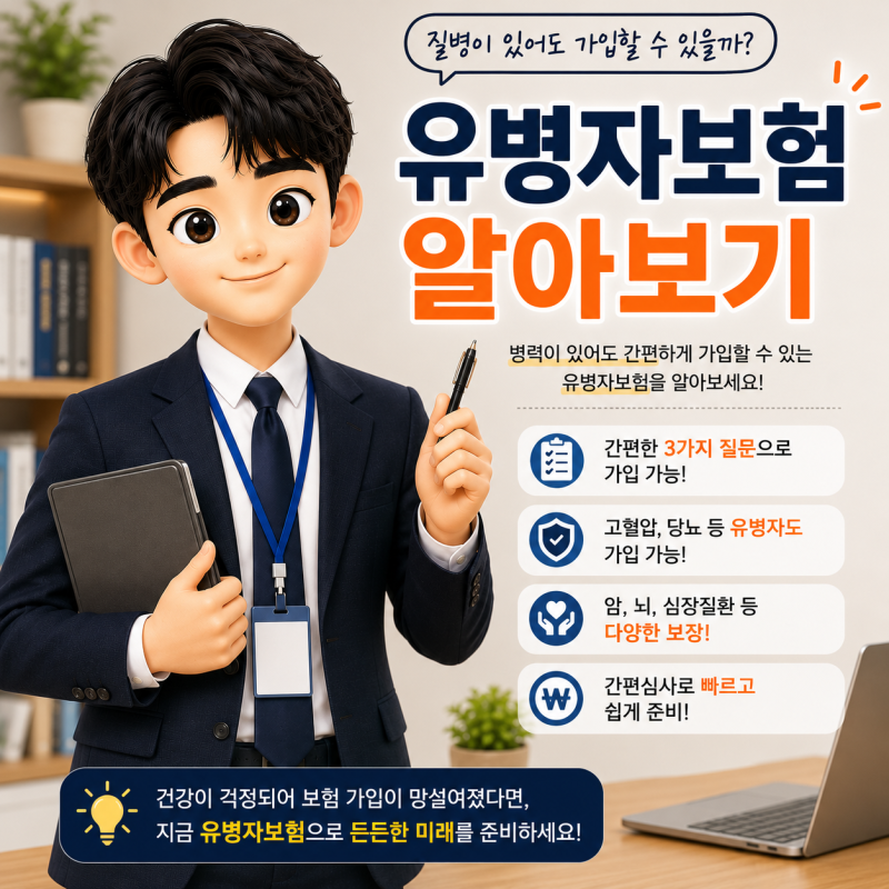 고혈압·당뇨 있어도 가입 가능할까? 유병자보험 장점과 가입 전 주의사항