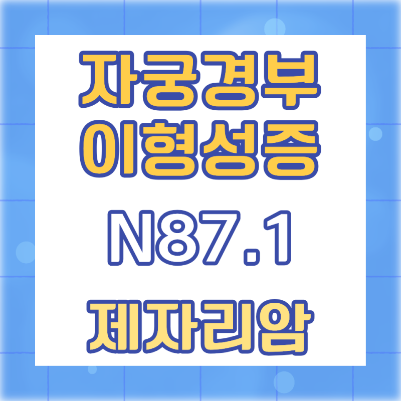 N87.1 자궁경부 이형성증 CIN2 진단, 제자리암 진단비 보상 정말 불가능할까?
