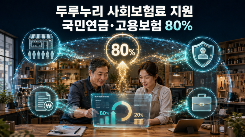 두루누리 사회보험료 지원이란? 대상·혜택·신청 방법