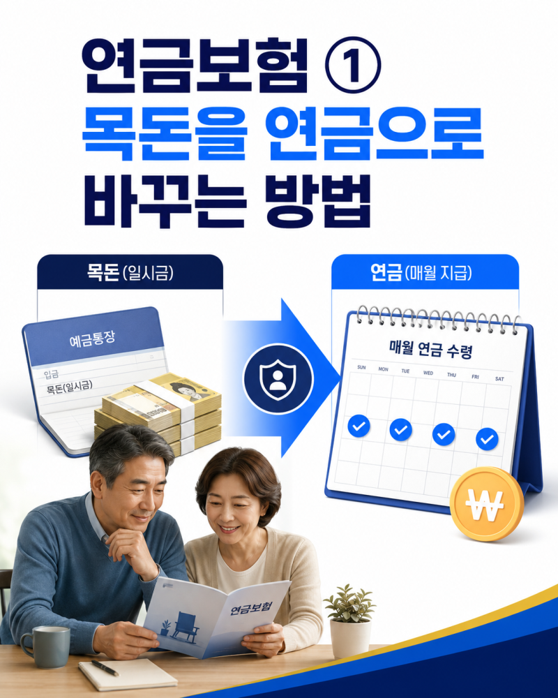목돈으로 연금 준비｜일시납 연금보험은 누구에게 맞을까?