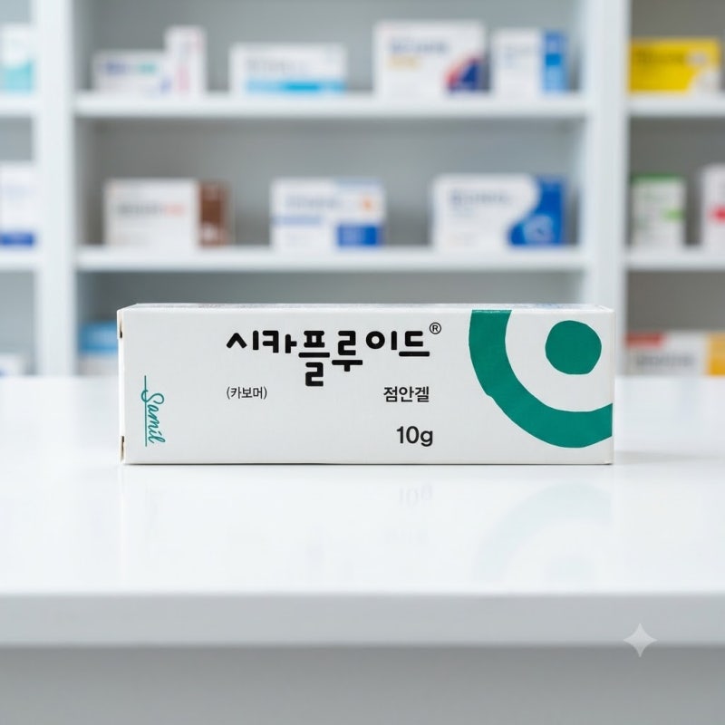 시카플루이드 점안겔 사용법 성분 안구건조증 인공눈물 차이 정리