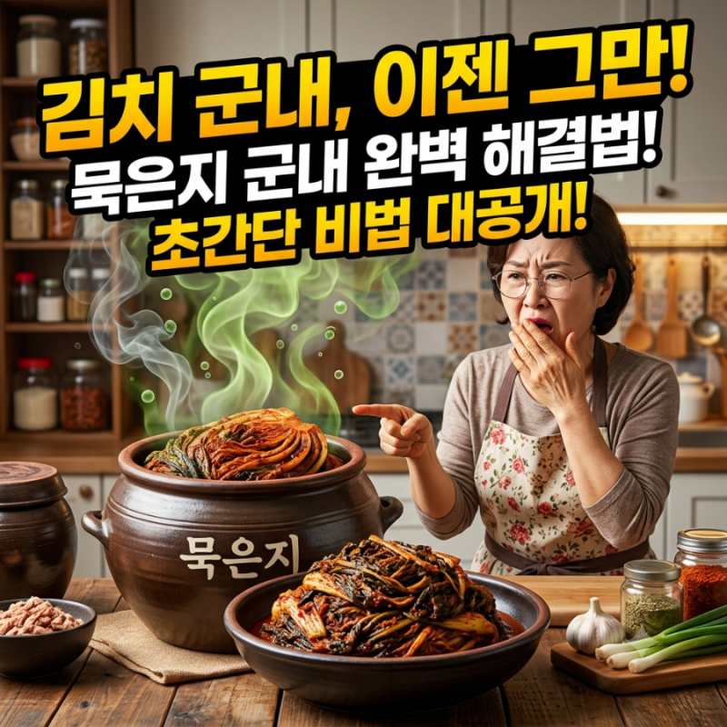 김치 군내 없애는 방법 5가지! 신김치 군둥내 깔끔하게 잡는 꿀팁