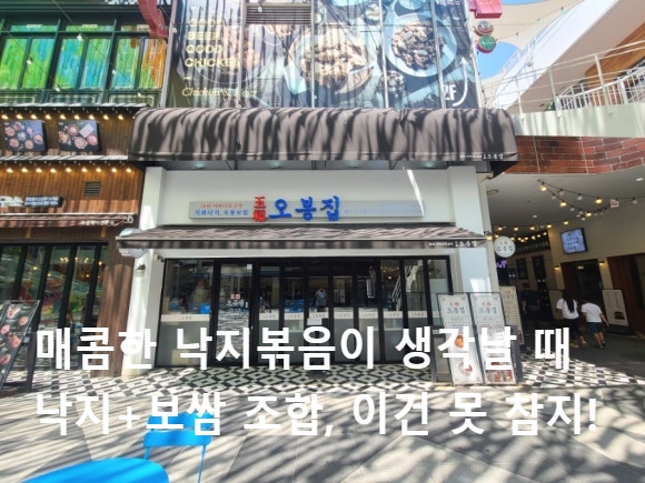 [송도] 트리플스트리트 맛집 오봉집, 직화낙지볶음과 보쌈을 한 번에 먹어본 솔직후기