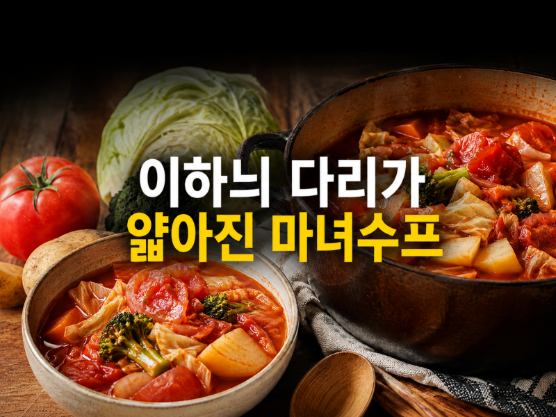이하늬 다리가 너무 얇아져 물어봤다는 진서연 마녀수프