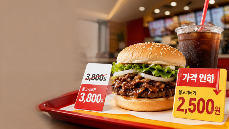 맥도날드 불고기버거 2500원 진짜? 3800원에서 싸진 이유