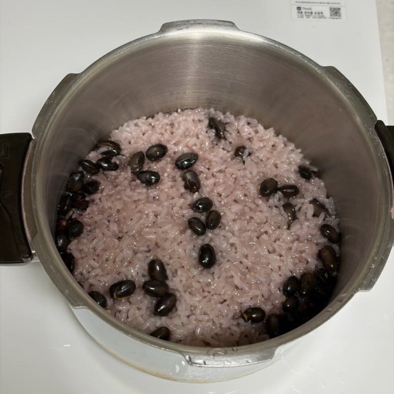 32개월 아기 콩밥, 압력밥솥으로 맛있게 밥 짓는 방법 (내돈내산 불릴 필요없는 서리태 추천)