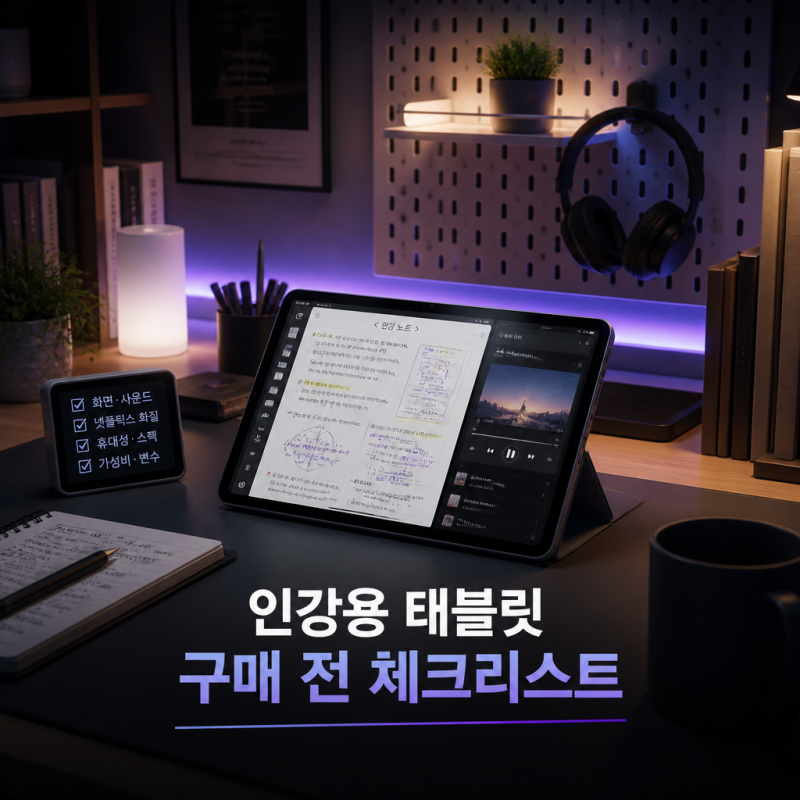 가성비 10인치 태블릿 레노버 K10 프로 특징 정리