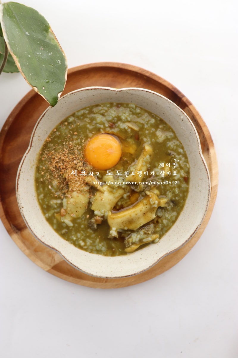 전복죽 끓이는법 전복내장 버리지 마세요 고소한 전복내장죽 레시피