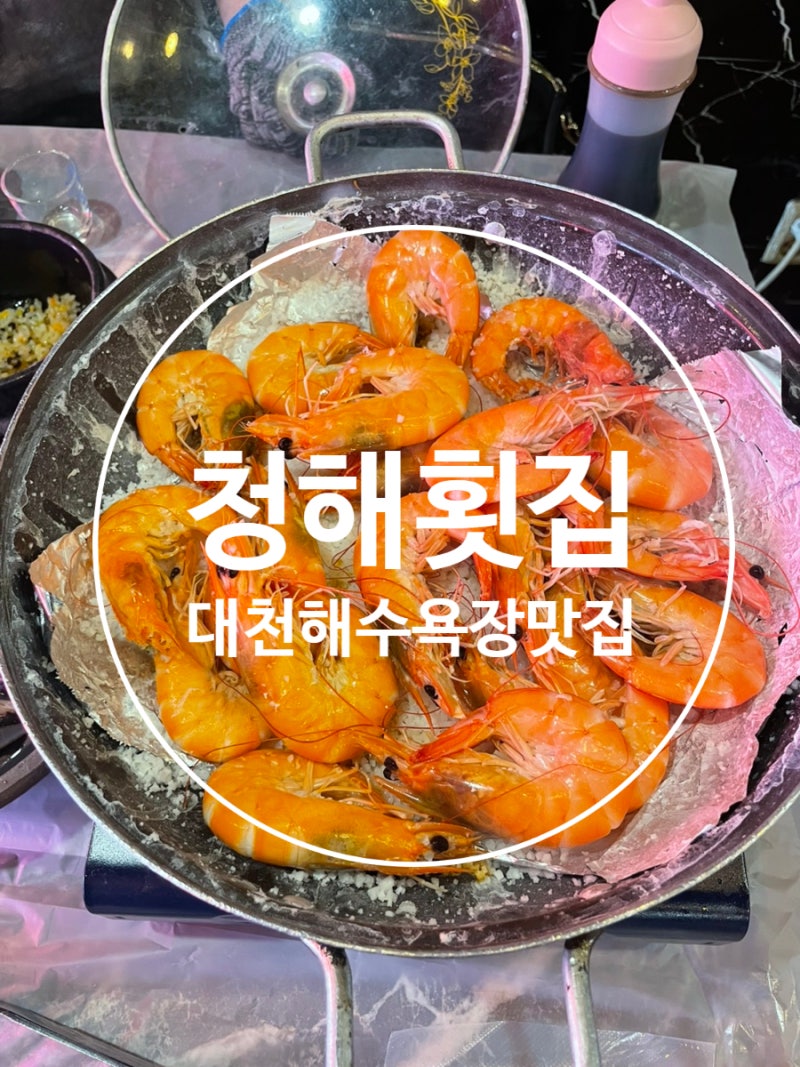 대천해수욕장 맛집 대하구이부터 삼합까지 배터졌던 청해횟집