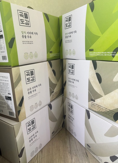 [내돈내산] 곡물도감 서리태콩물 구매 및 섭취 후기!