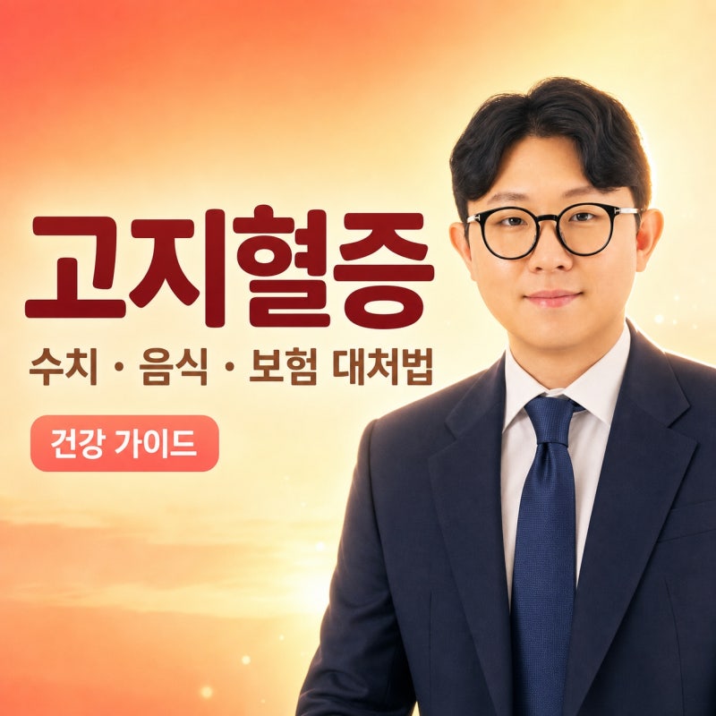 만성질환 고지혈증 수치 및 피해야 할 음식 보험으로 대처 방법