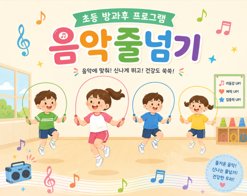 초등 방과후 '음악줄넘기' 수강 확정! 준비물 안내부터 줄넘기 고르는 법까지