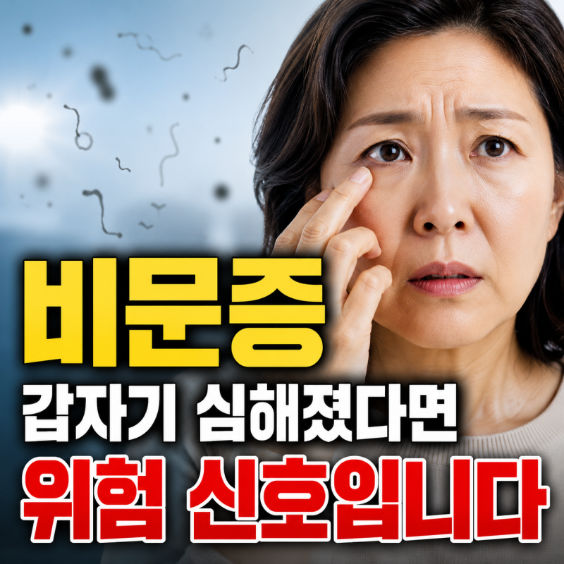 비문증 갑자기 심해졌다면 위험 신호입니다, 이런 사람은 망막부터 확인하세요