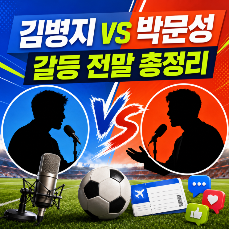 <b>김병지 박문성</b> 갈등 총정리 (칸쿤 외유·아들 연수 논란부터 맞<b>저격</b> ....
