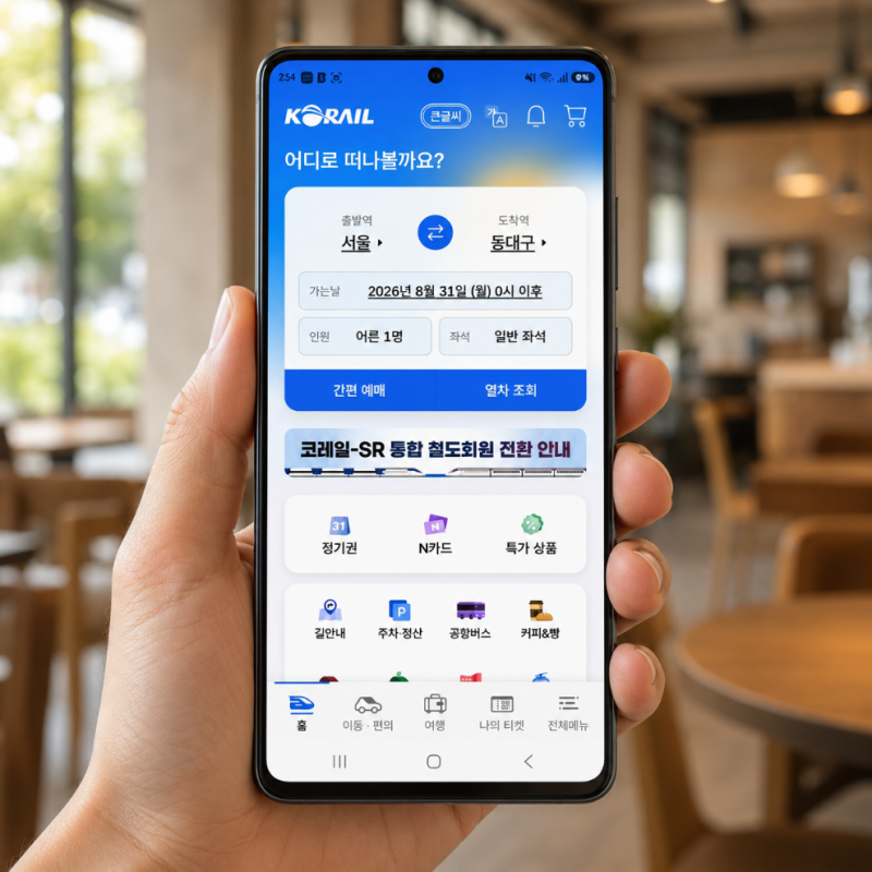 서울 동대구역 동대구 대구 KTX 예매 정차역 노선 시간표 조회