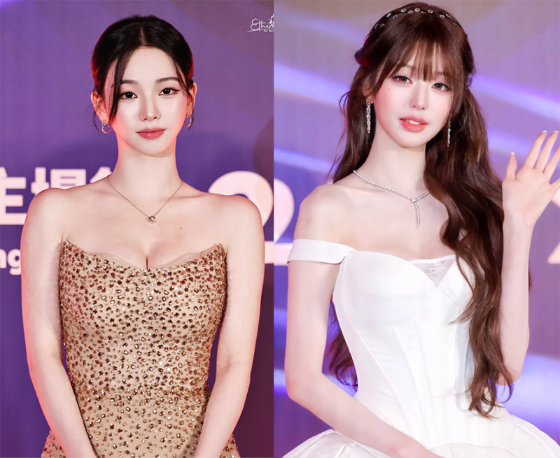 둘 다 작정했다.. 카리나 vs 장원영 드레스 승자는?
