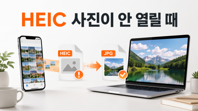 HEIC 파일 윈도우에서 안 열릴 때 가장 빠른 해결 방법