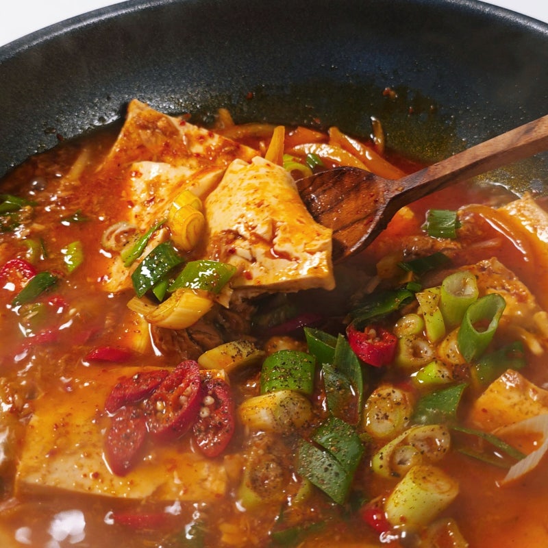 참치두부찌개 레시피 두부요리