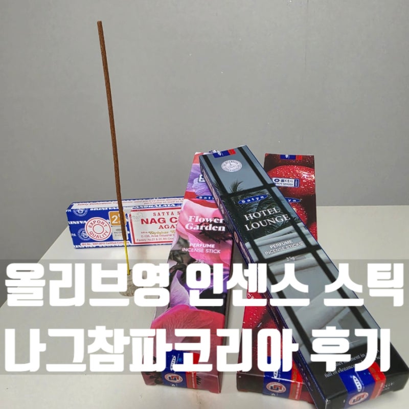 올리브영에 파는 나그참파코리아 천연인센스스틱