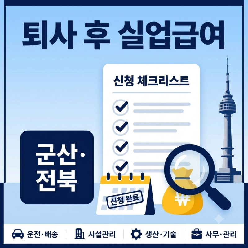 [퇴사 후 필수 체크] 실업급여 신청방법 & 정부 고용지원제도 한눈에 정리!