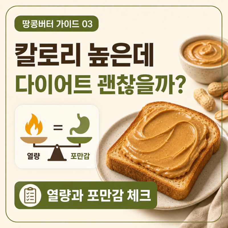 땅콩버터 칼로리 높은데 다이어트할 때 먹는 이유는?