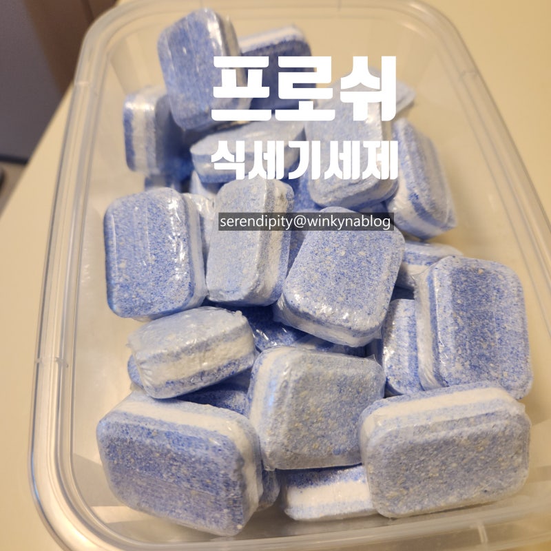 돌고돌아 결국 프로쉬 식기세척지 세제 내돈내산 후기