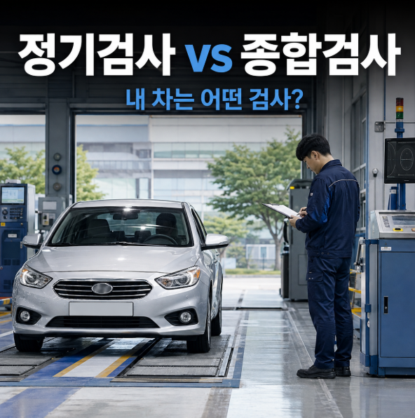 자동차 정기검사 종합검사 차이, 내 차는 어떤 검사 받을까?