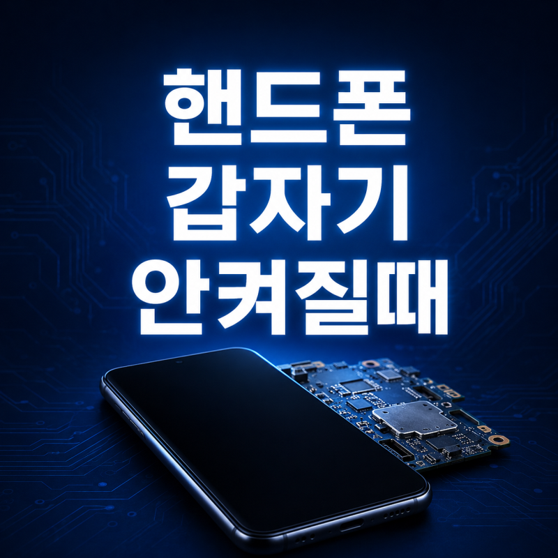 핸드폰 갑자기 안켜질때 메인보드 나감 데이터 복구