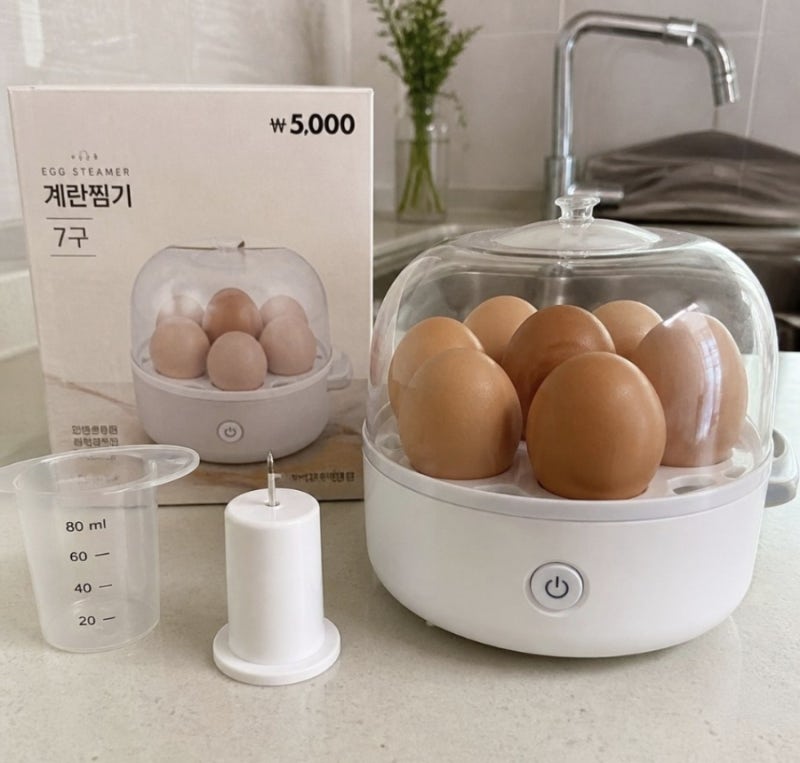 다이소 품절 대란 계란찜기 써보니 득템기