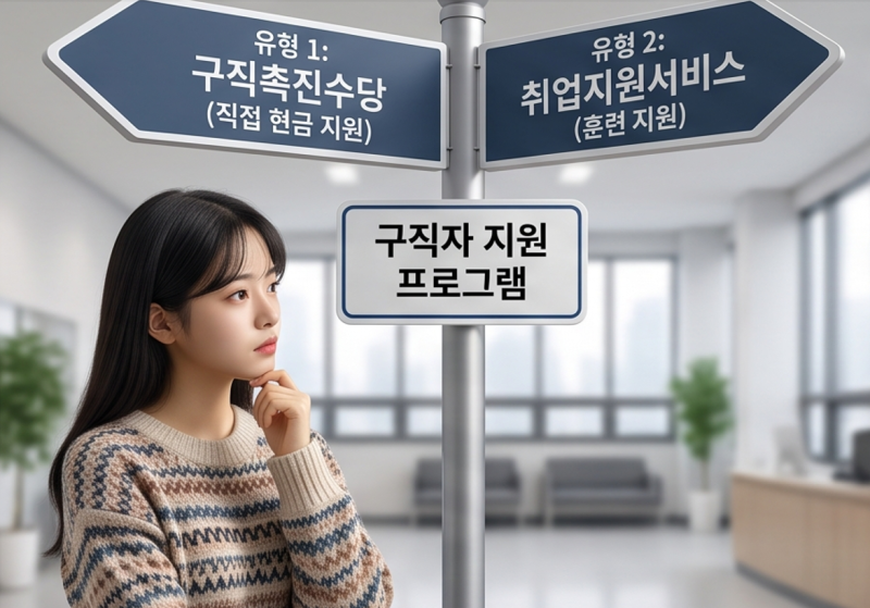 국민취업지원제도 1유형 2유형 혜택 차이 및 구직촉진수당 신청 방법