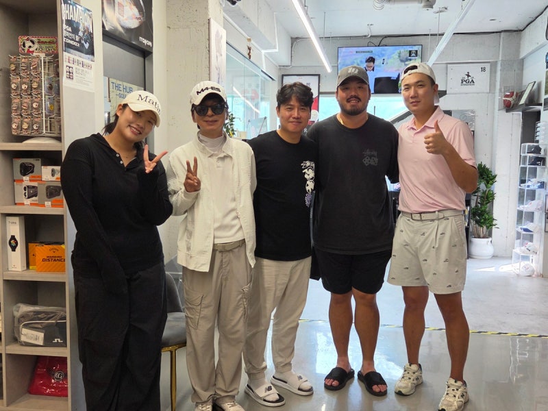 [방문후기] 연예계 대표 골프인 김국진, 더허브골프를 찾다!