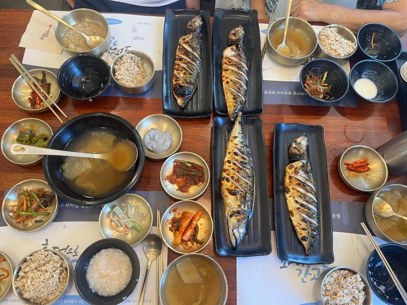 서산 생선구이 맛집 화덕으로 간 고등어 서산점 ㅣ 고등어구이정식·셀프바·웨이팅 후기